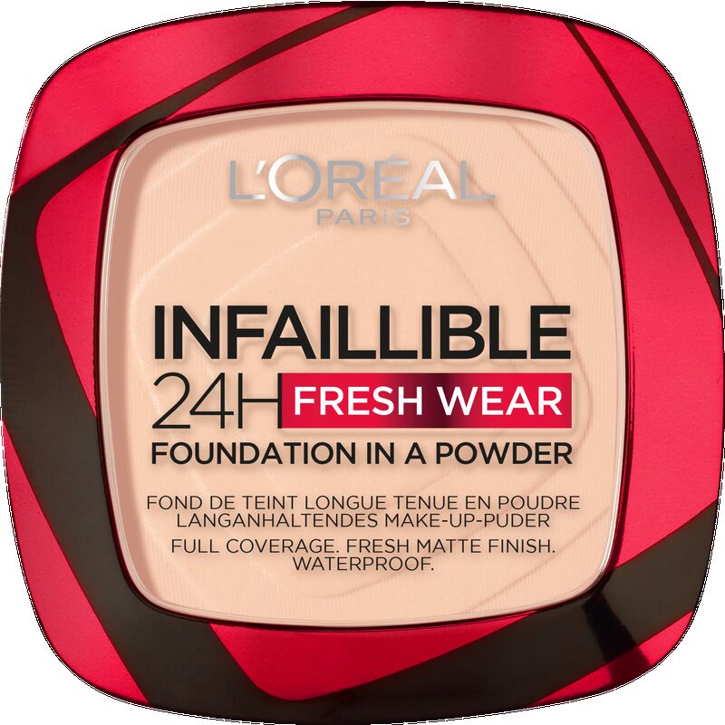 

Тональная пудра Infaillible 24h Fresh Wear Водостойкая 180 розового песка L’Oréal Paris, 9 g