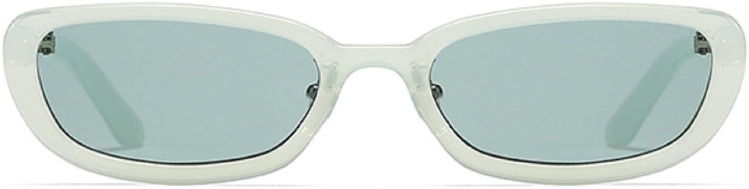 

Популярные модные квадратные женские солнцезащитные очки в стиле панк, винтажные мужские солнцезащитные очки прямоугольной формы с защитой от УФ-излучения UV400, сине-зеленые солнцезащитные очки mincl, Green