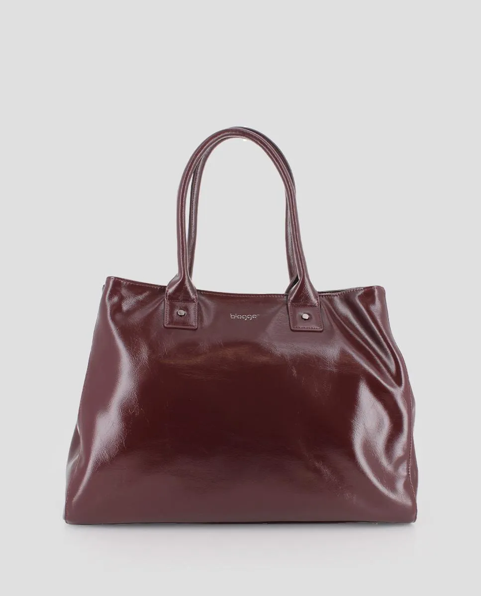 

Женская сумка через плечо с ручками и регулируемым ремешком Blogger, бордовый