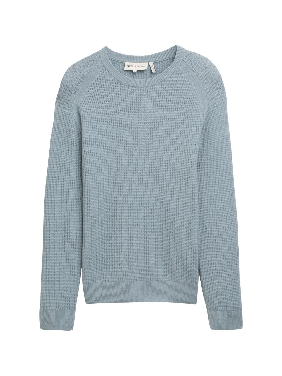 

Свитер TOM TAILOR DENIM Sweater, пыльно-голубой