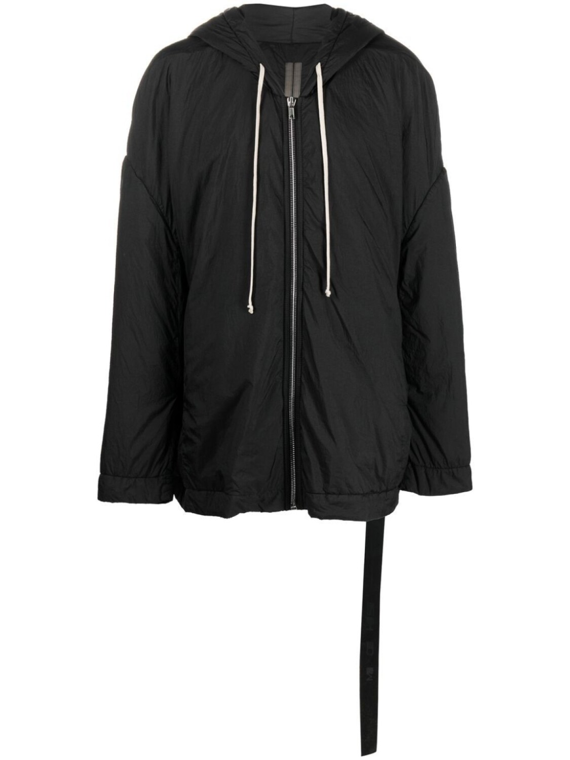 

Rick Owens DRKSHDW плащ оверсайз с кулиской, черный