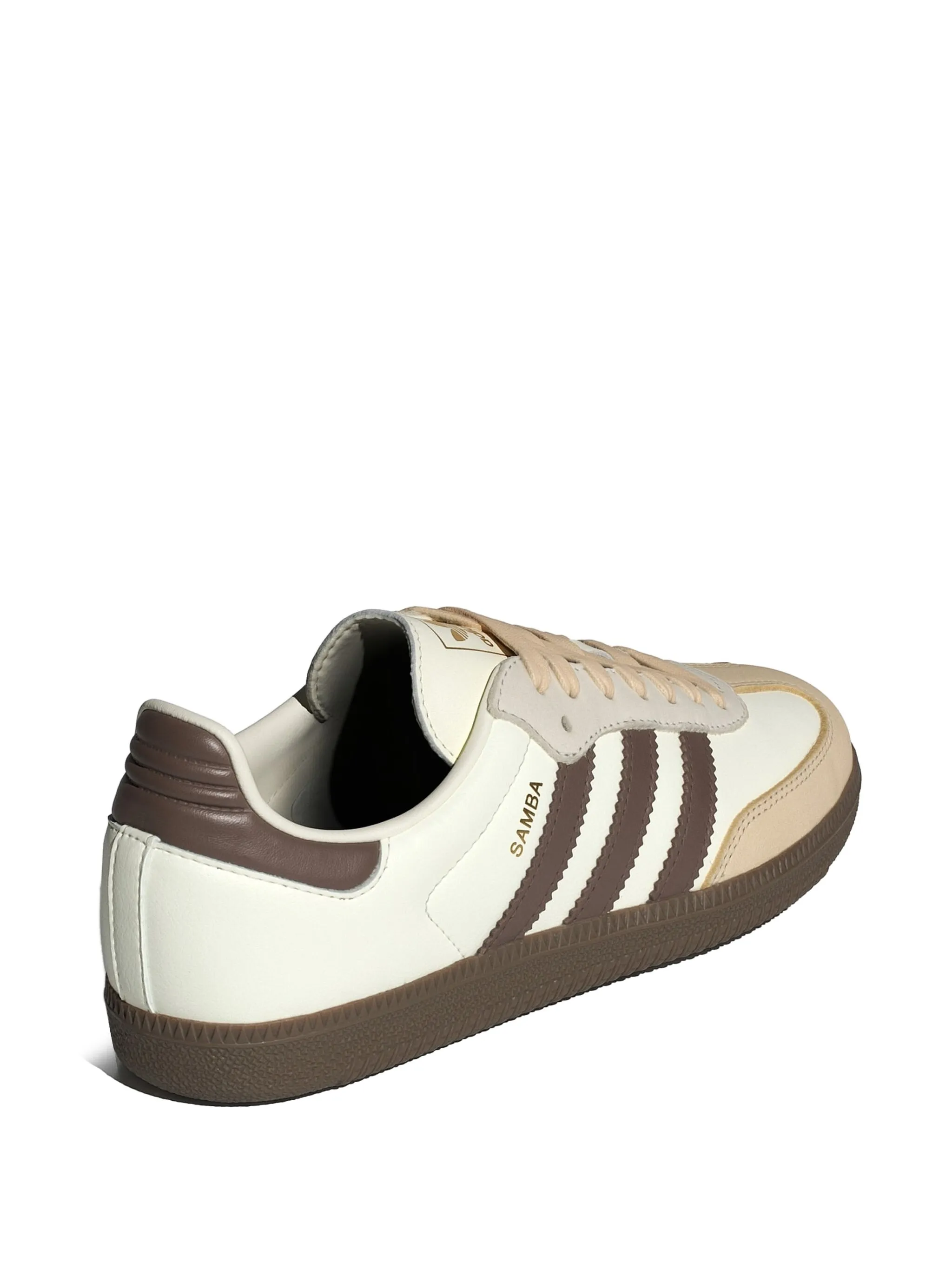 Полосатые кроссовки Samba OG Adidas, нейтральный — фото 4