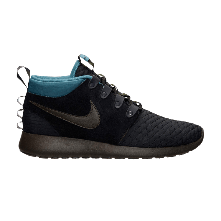 

Кроссовки Nike Roshe Run Sneakerboot 'Black Mineral Teal', черный