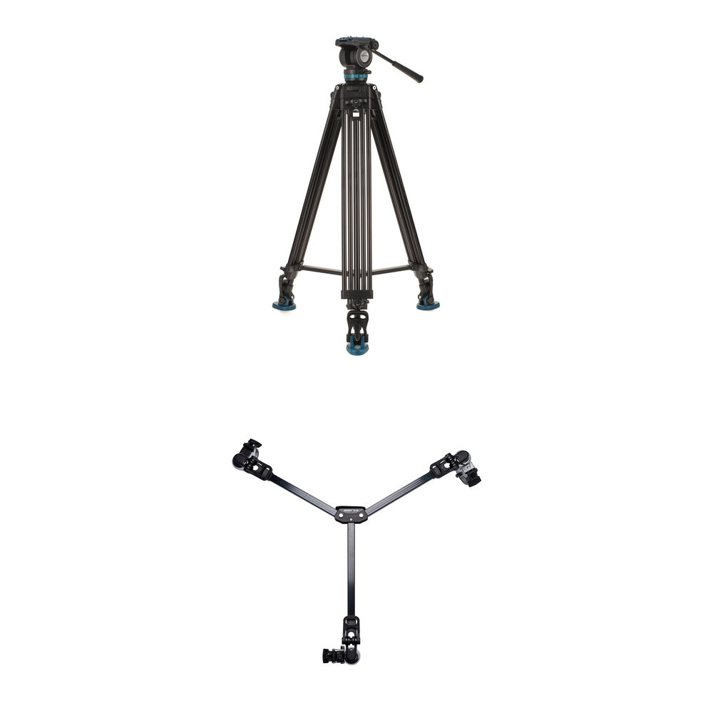 

Комплект из видеоголовки Benro KH26PC, штатива и тележки DL-08