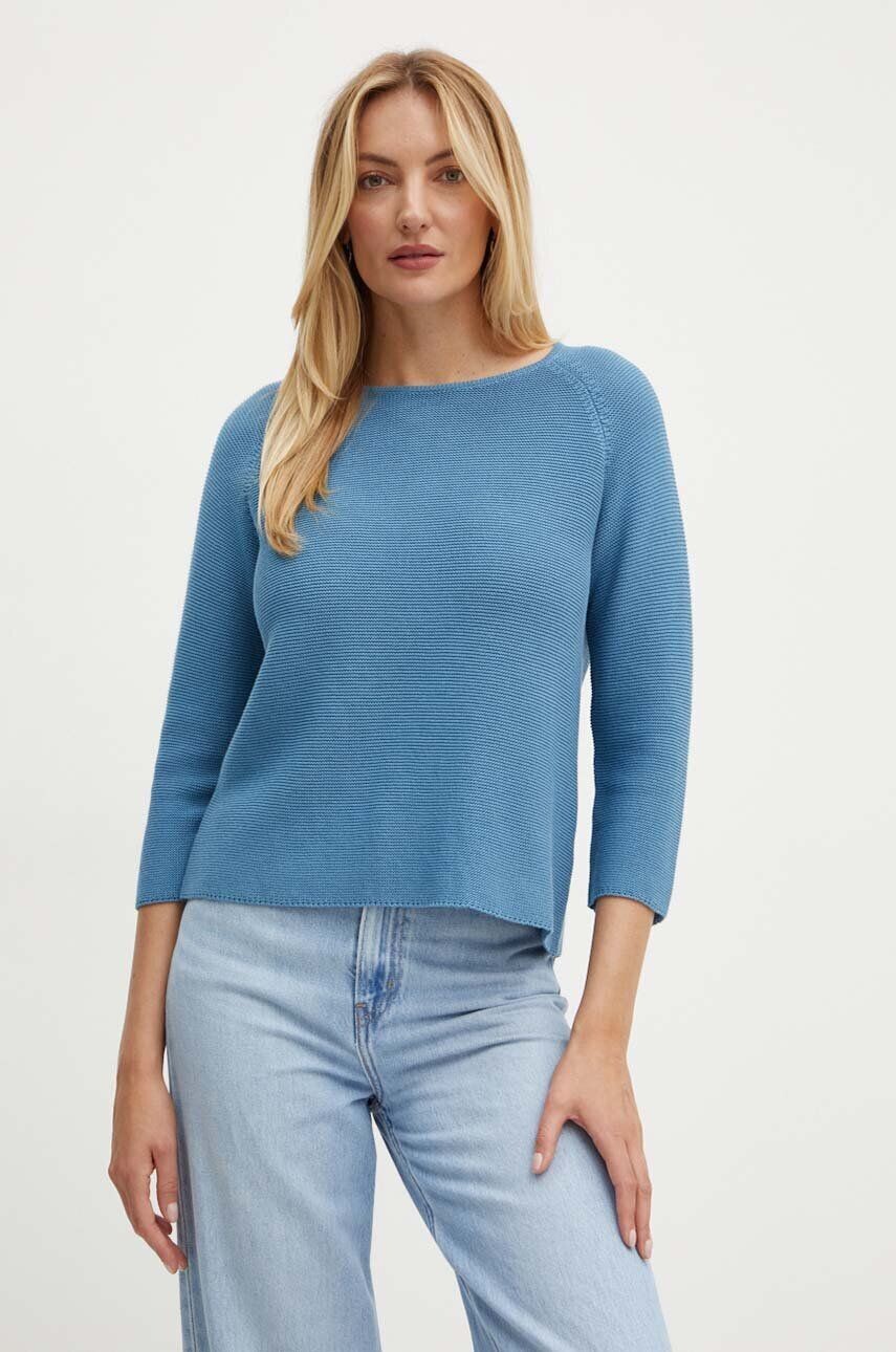 

Хлопковый свитер Weekend Max Mara, синий