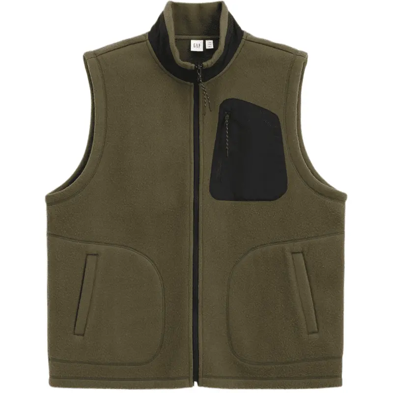 Жилет Unisex для осени и зимы GAP, army зеленый — фото 3