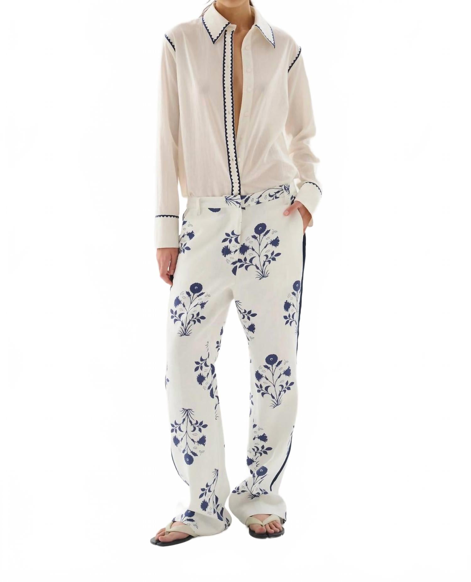 

Maria Cher Брюки Bolson Richie цвета экрю