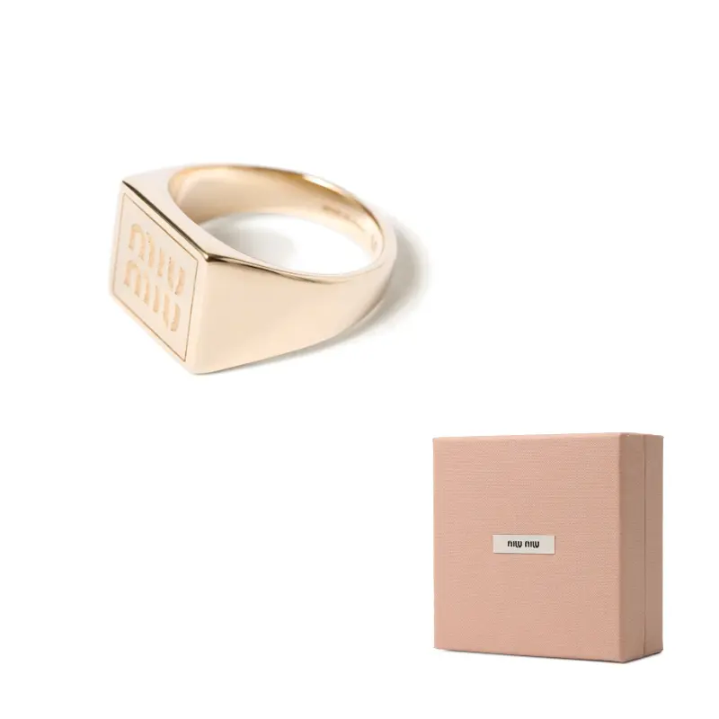 

MIU MIU Металлические кольца Women's Gold