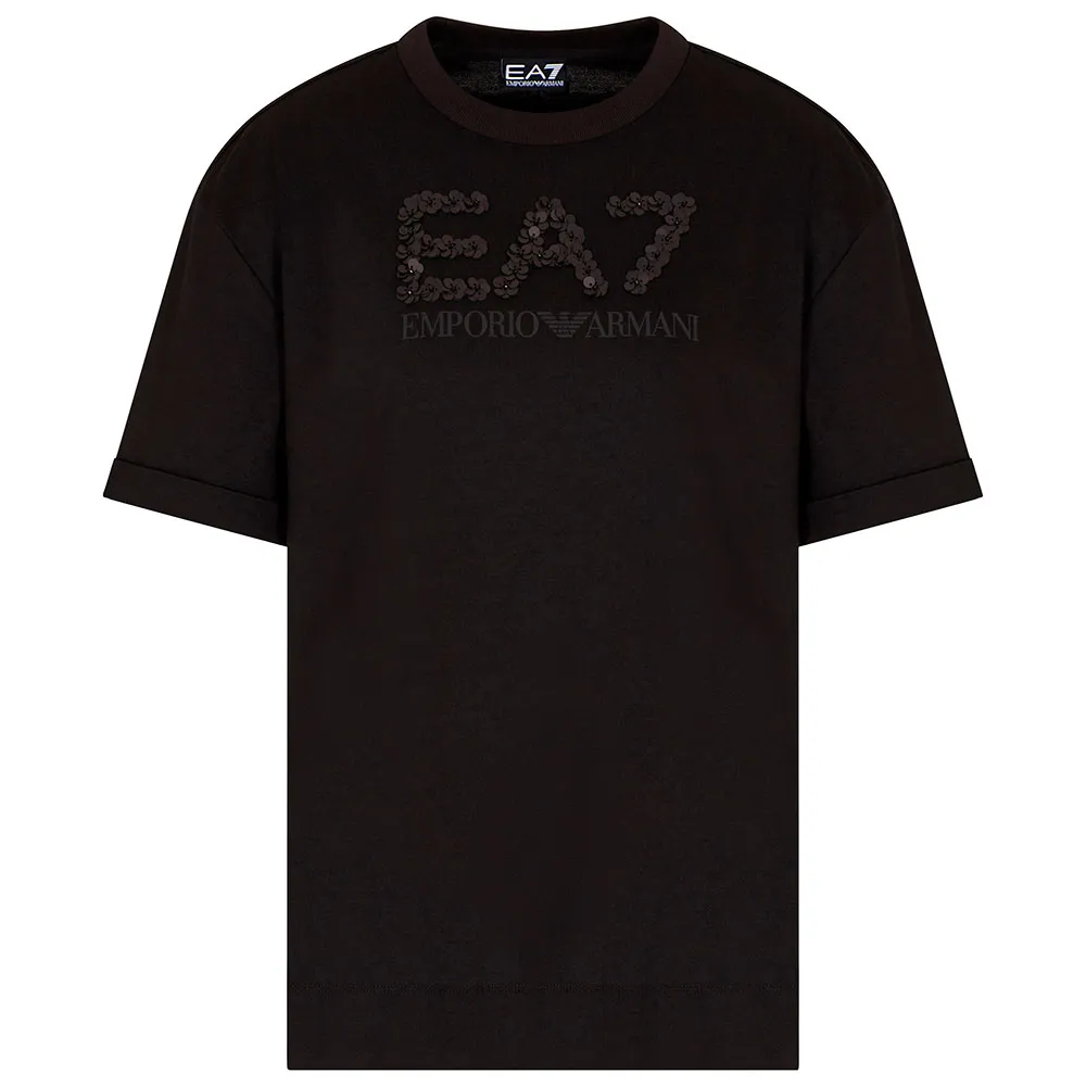 

Футболка с коротким рукавом EA7 EMPORIO ARMANI Train Logo Series Crystal, черный