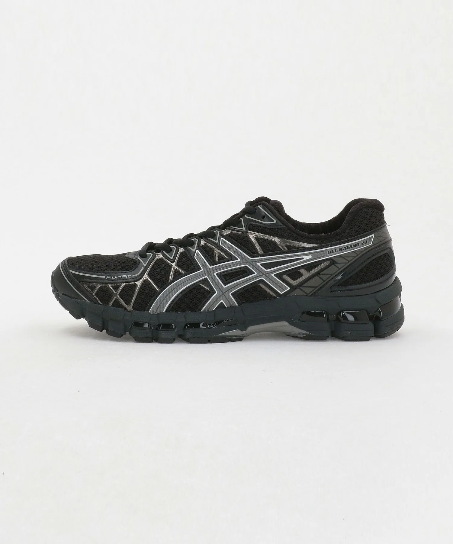 Мужские кроссовки с гелевой амортизацией GEL KAYANO 20 ASICS SportStyle черные