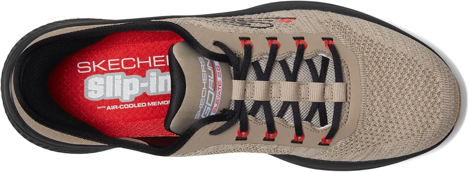 Мужские слипоны Skechers Hands Free: Go Run Elevate 2.0 Steady Motion, черный — фото 3