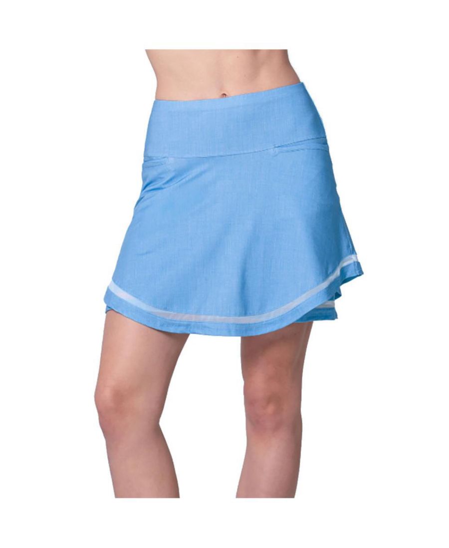 

Женская юбка-шорты для гольфа из льна Lucky In Love, Periwinkle