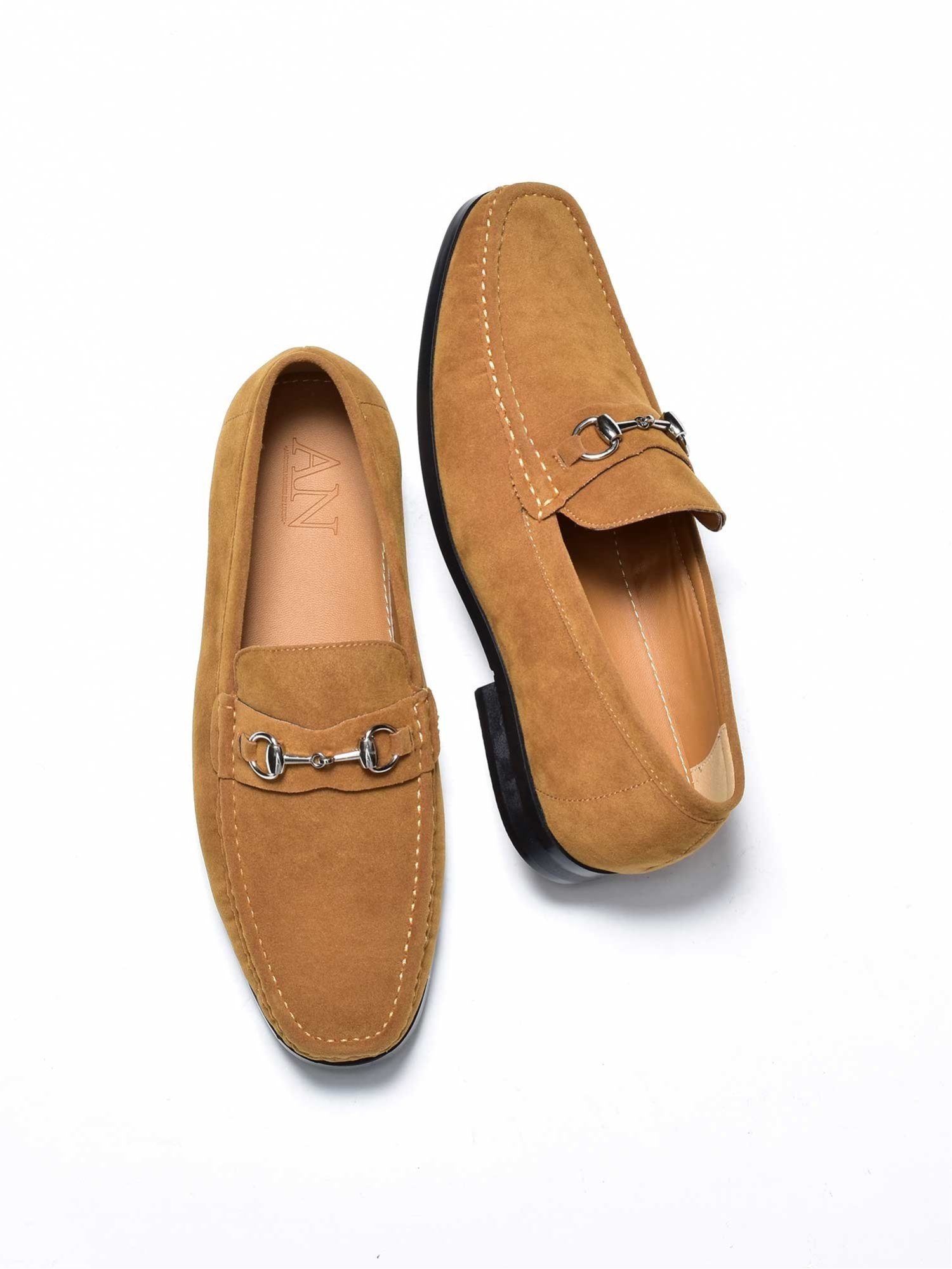 Лоферы AN Bit AN by LUCIUS, Beige suede — фото 2