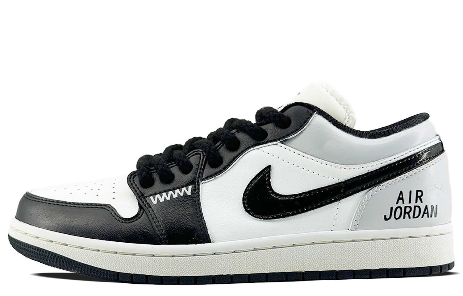 

Баскетбольные кроссовки Air 1 Vintage Men Low-Top Black/Grey Jordan, Черный, Баскетбольные кроссовки Air 1 Vintage Men Low-Top Black/Grey Jordan