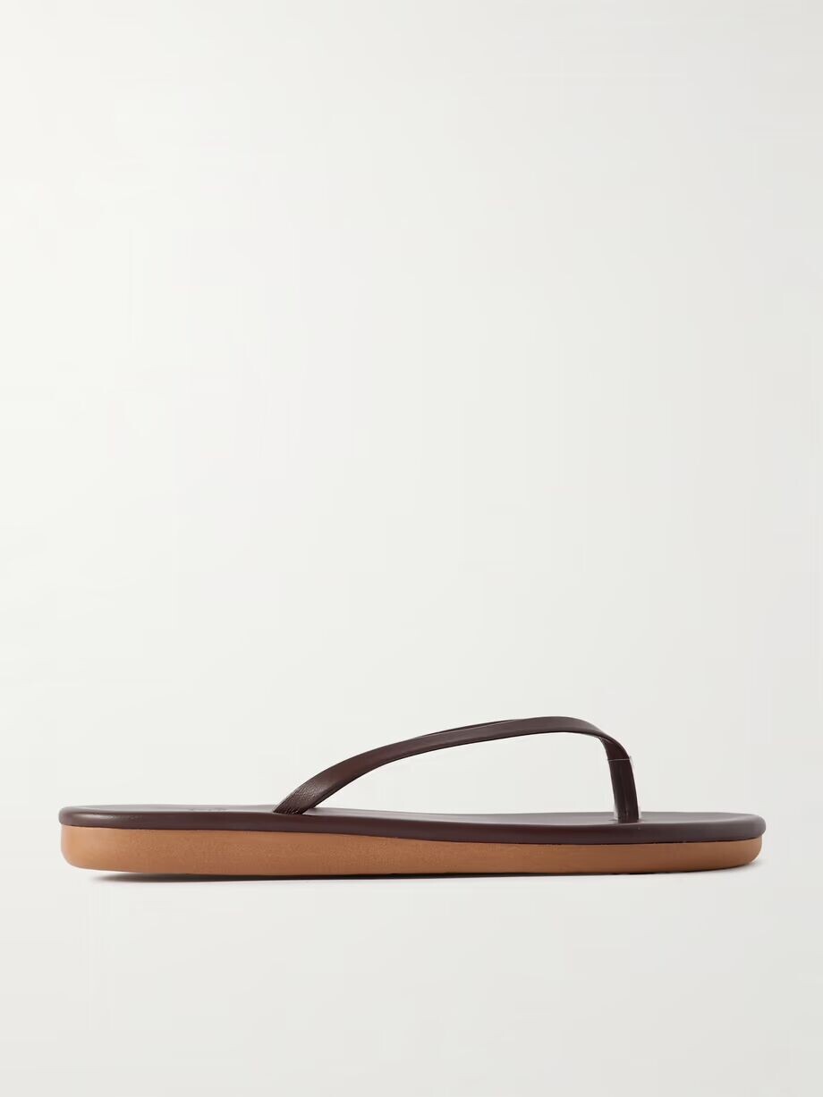 Кожаные шлепанцы Saionara Ancient Greek Sandals, коричневый