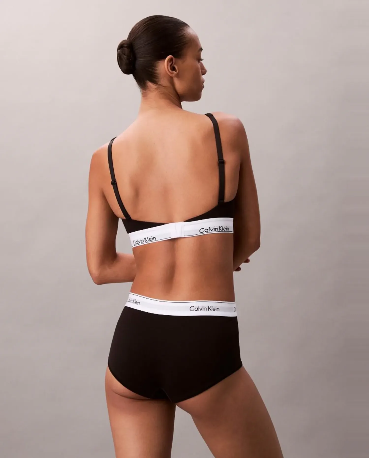Шорты индивидуальные женские ICON COTTON MODAL Calvin Klein, черный — фото 3