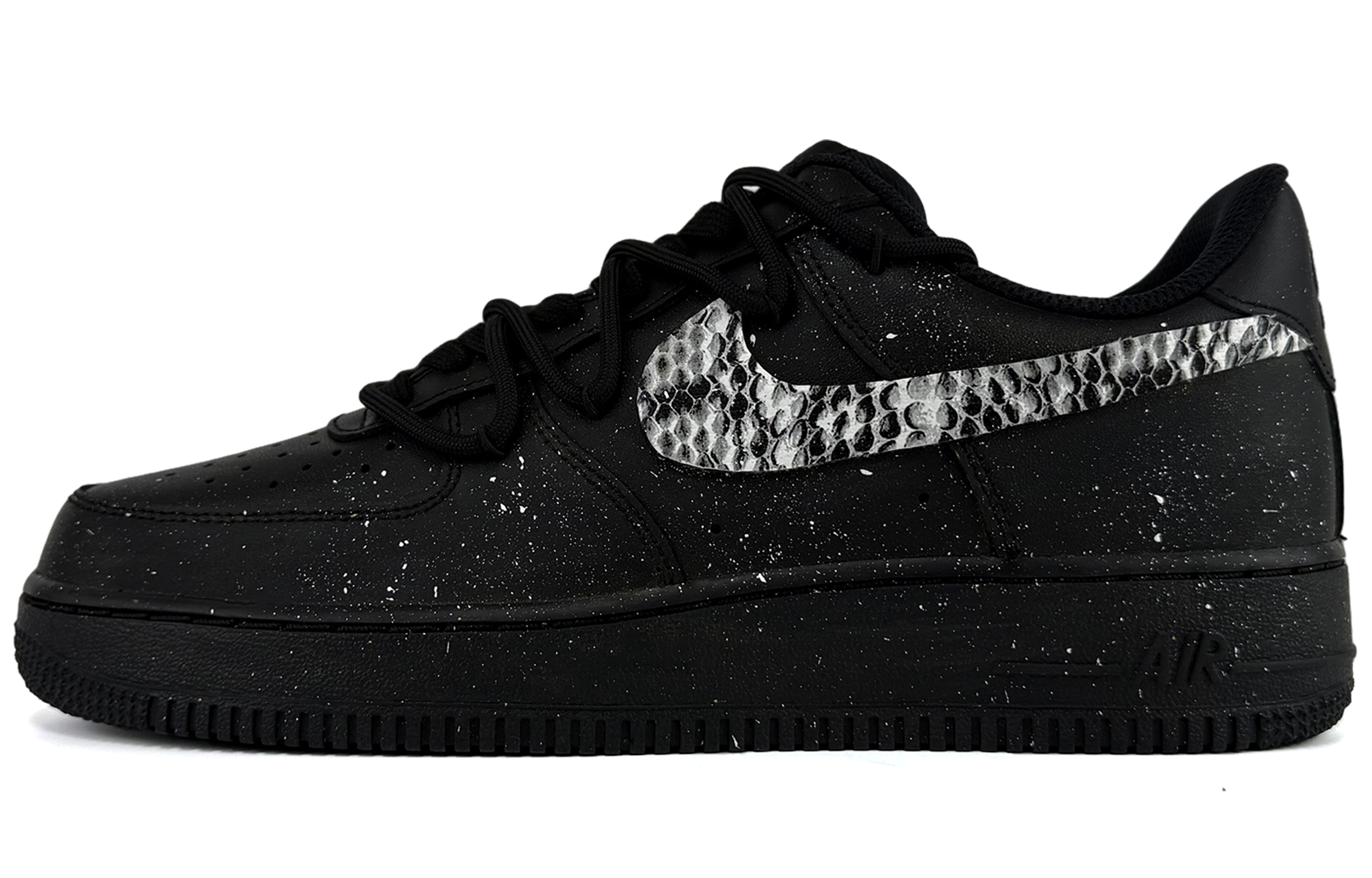 

Nike Кроссовки Air Force 1 с антискользящим покрытием и низким верхом для скейтборда, мужские, черные