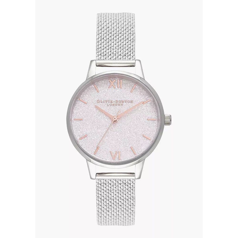 

Часы из серебристой стали Olivia Burton