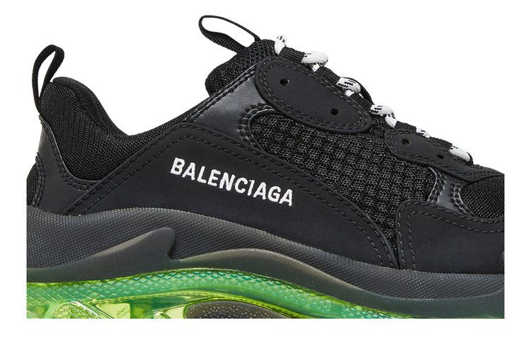 Кроссовки Balenciaga Balenciaga Wmns Triple S 'Black Yellow Fluo', черный — фото 3