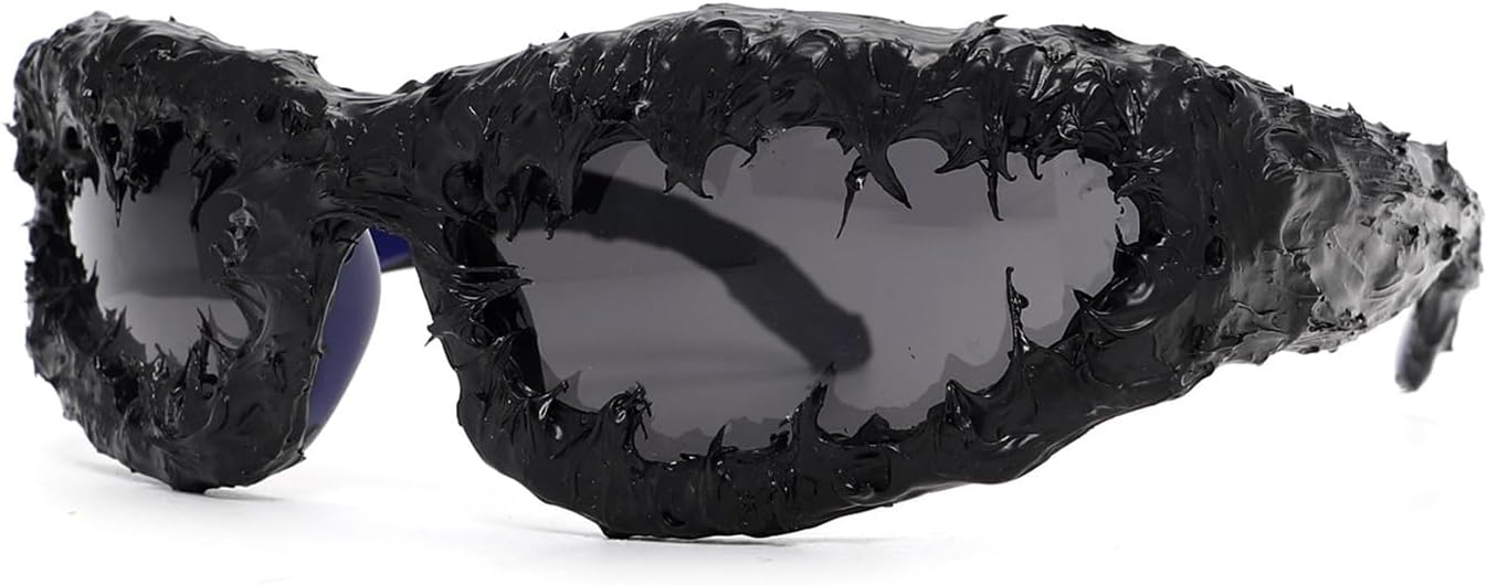 

Женские солнцезащитные очки Laureles в стиле Y2K, ретро-панк, мужские солнцезащитные очки в стиле хип-хоп, забавные очки для вечеринок, зеркальные очки для активного отдыха и путешествий, L17, C3