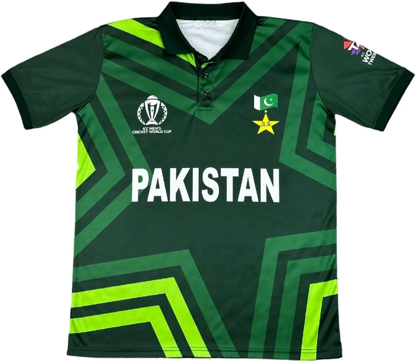 

Футболка Pakistan Cricket Team Fan, Regular Fit, Strechable, 100% Polyster, размеры S, M, L