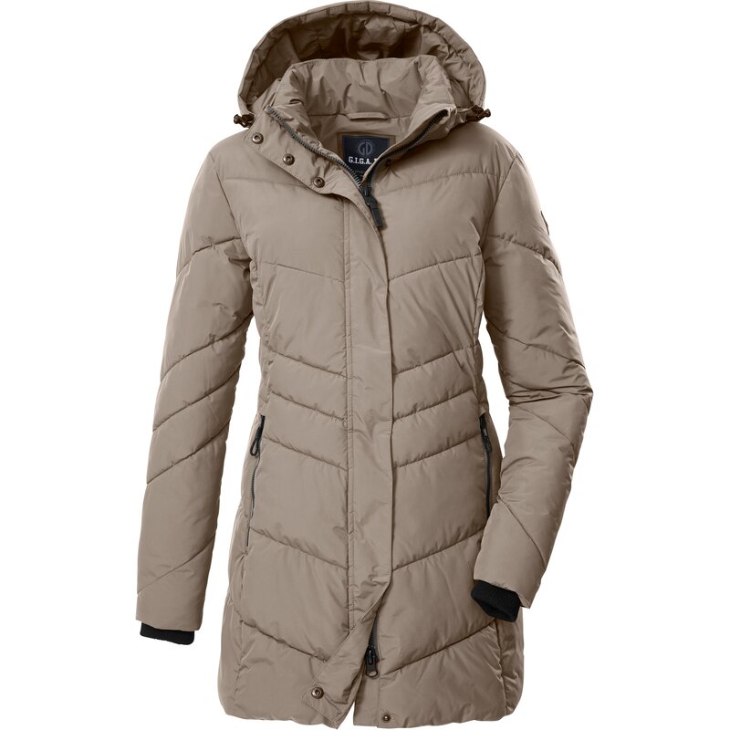 

Coat gw 60 wmn qltd prk G.I.G.A. Dx By Killtec, цвет sand