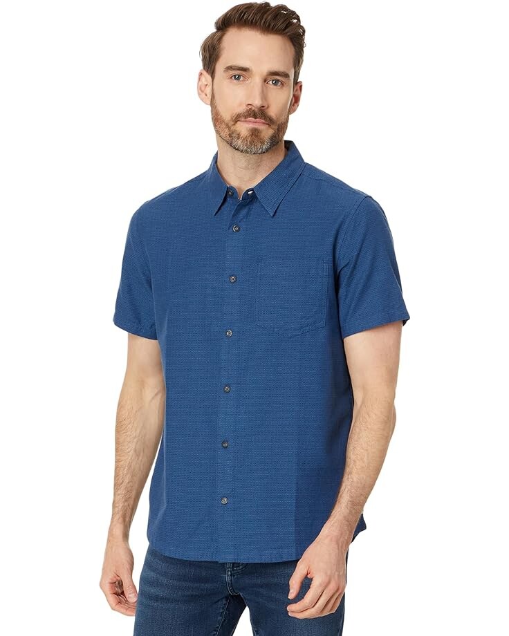 

Рубашка Toad&Co Harris Short Sleeve, цвет Pacific