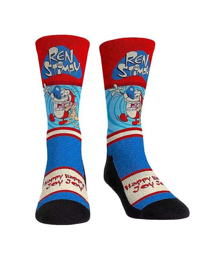 

Носки Rock Em унисекс Носки The Ren Stimpy Show Showtime Crew Rock 'Em, белый