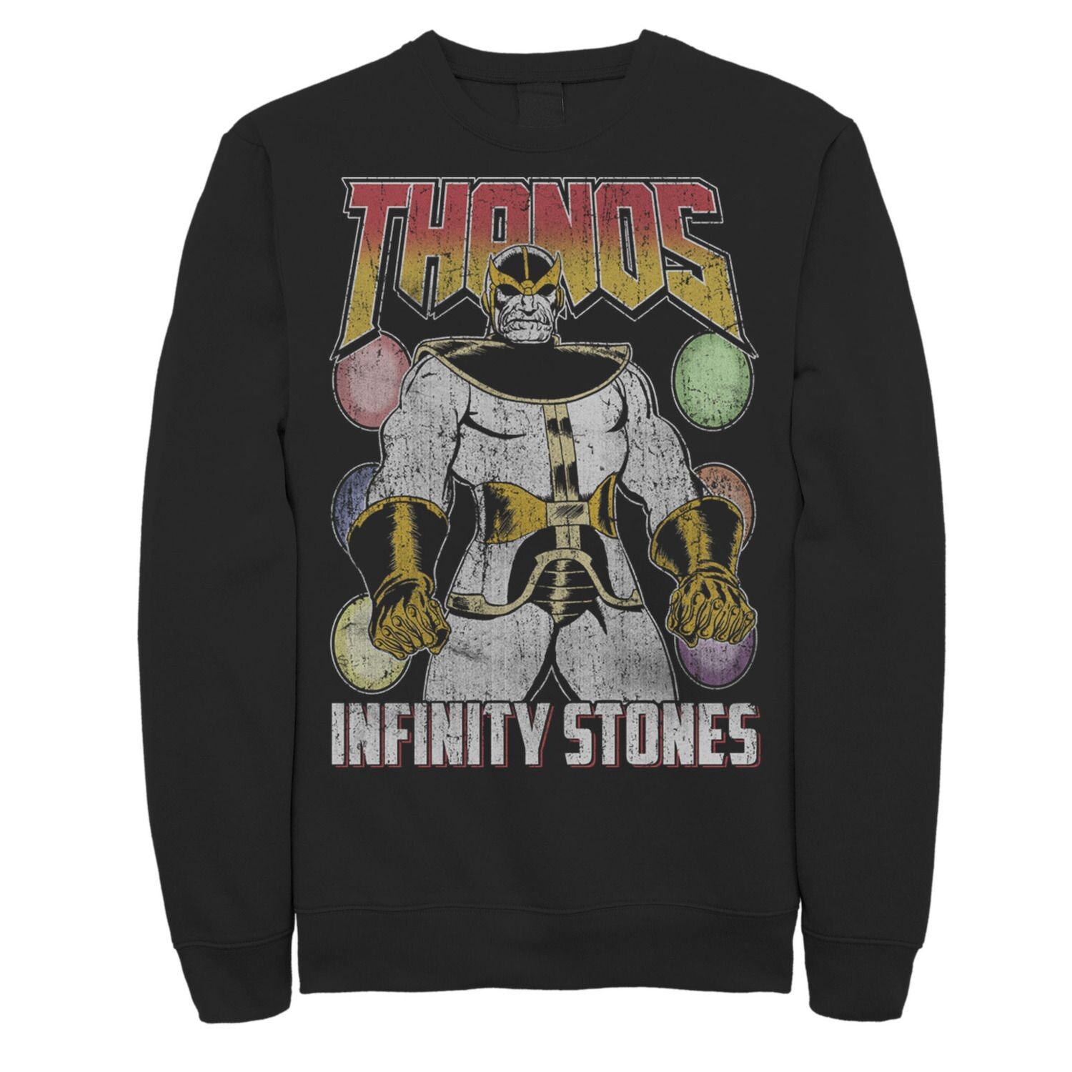 

Мужской винтажный свитшот Thanos Infinity Stones Marvel