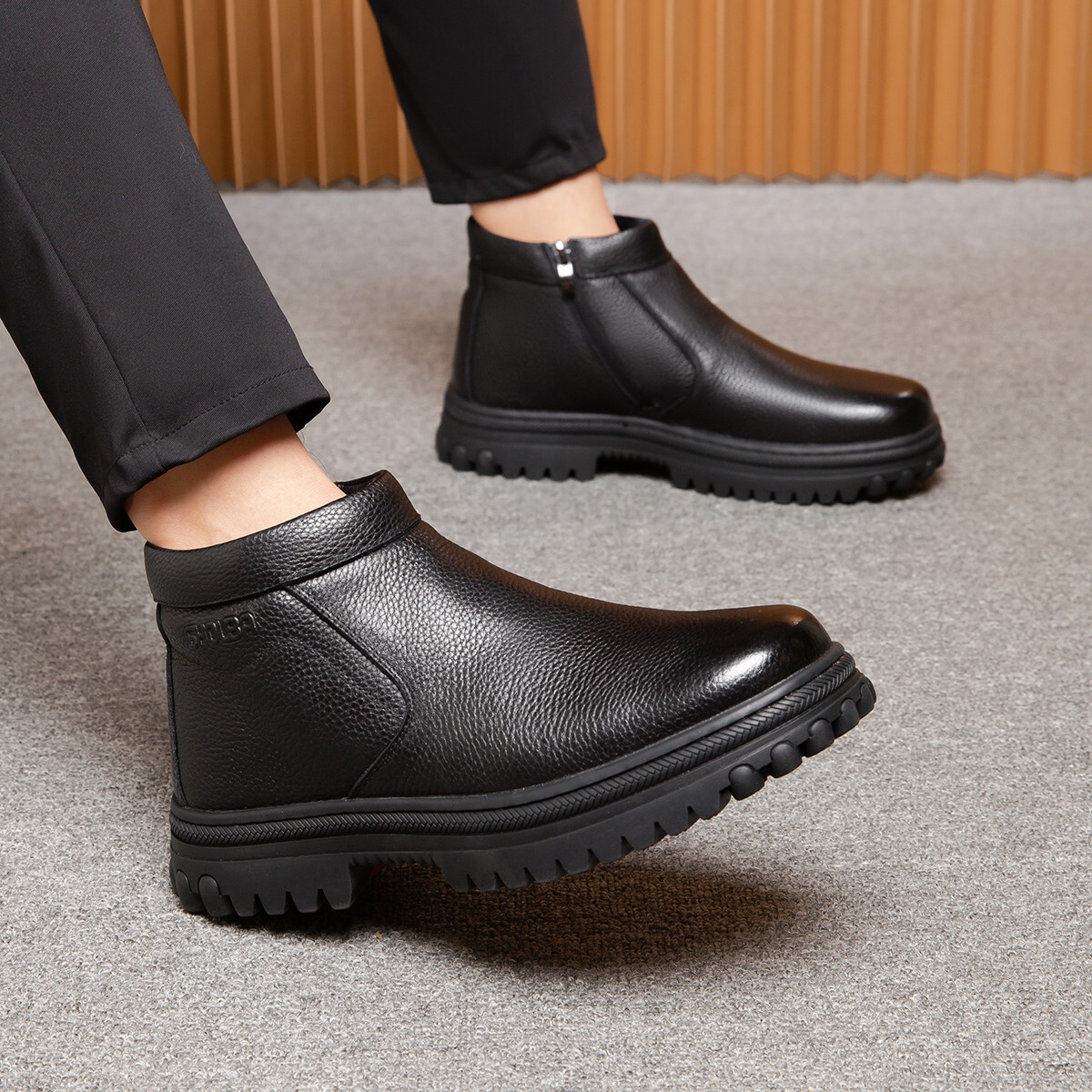 

Мужские ботинки Men"s Casual Men Mid-Top, черный Sobb
