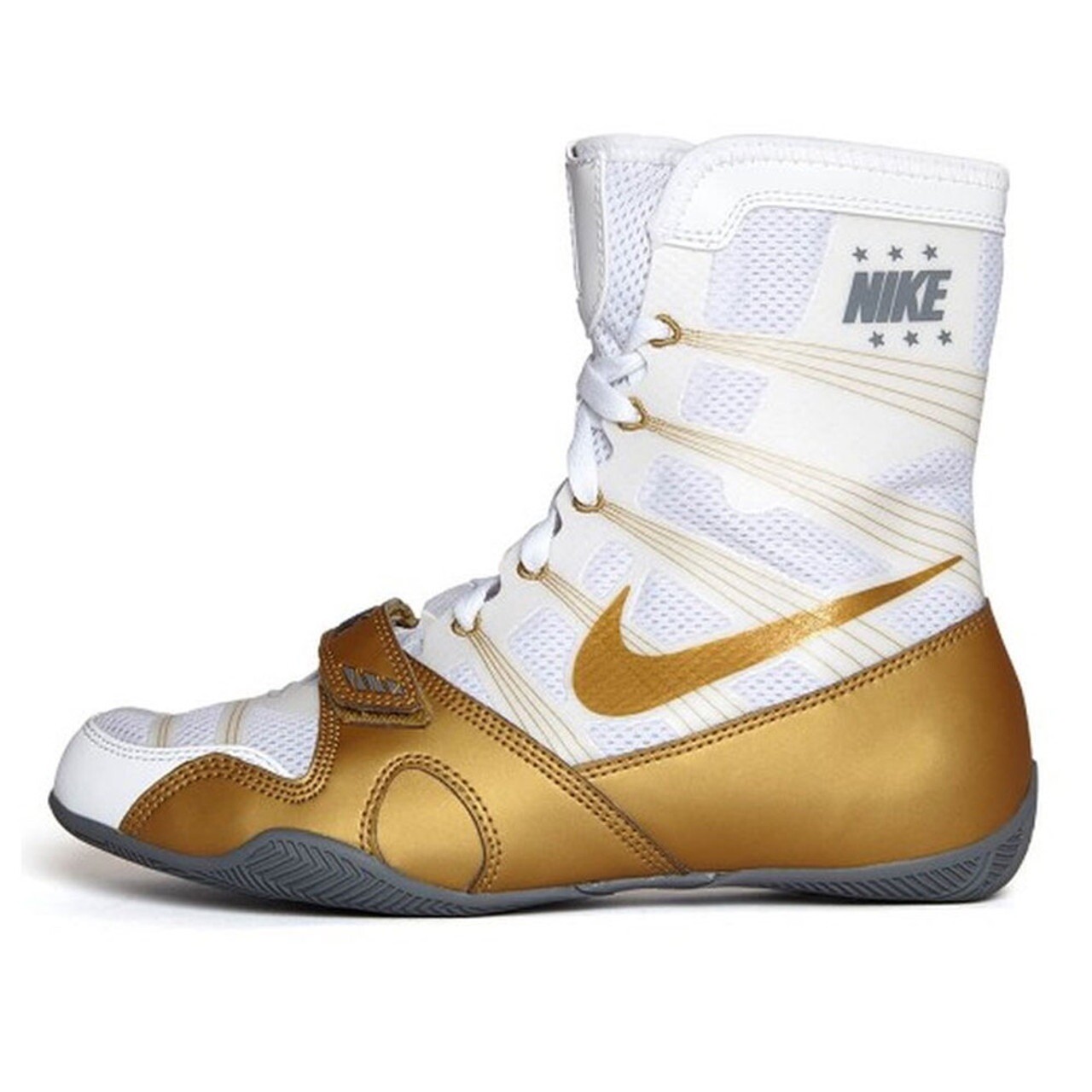 

Кроссовки Nike HyperKO Training Shoes Unisex High-top White/Metallic Gold, белый
