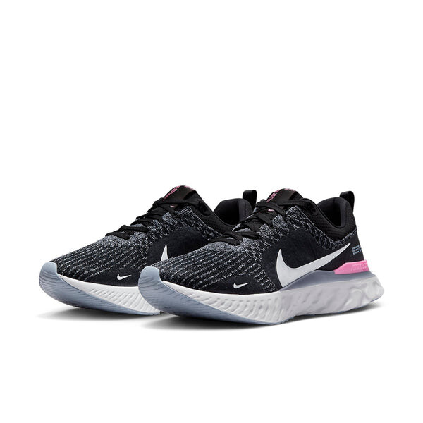 Кроссовки react infinity run flyknit 3 Nike, черный — фото 3