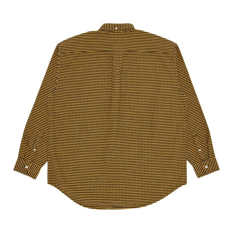 Рубашка Supreme Loose Fit Flannel Oxford Shirt, цвет Yellow Plaid — фото 2