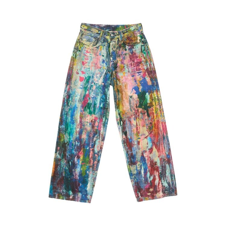 

Джинсы Acne Studios 1981F Baggy Fit Jeans Blue/Multicolor, синий