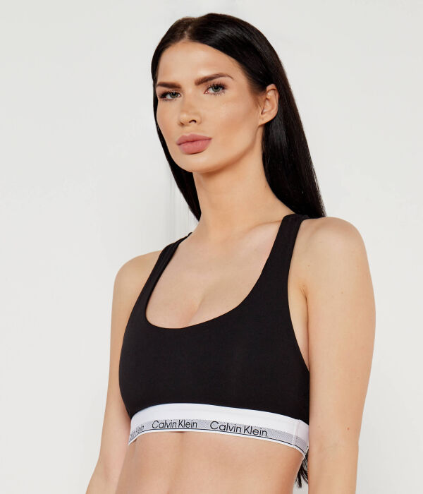 

Бюстгальтер женский Calvin Klein Underwear спортивный из модала, черный