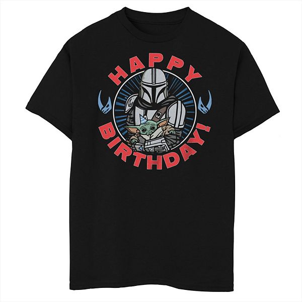 

Футболка The Mandalorian Happy Birthday Badge для мальчиков 8-20 Licensed Character