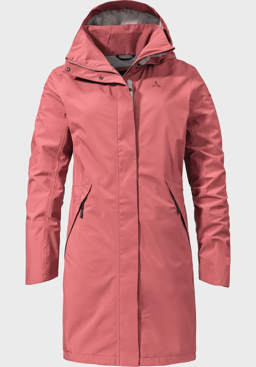 

Schöffel парка "Parka Sardegna L", с капюшоном, розовый