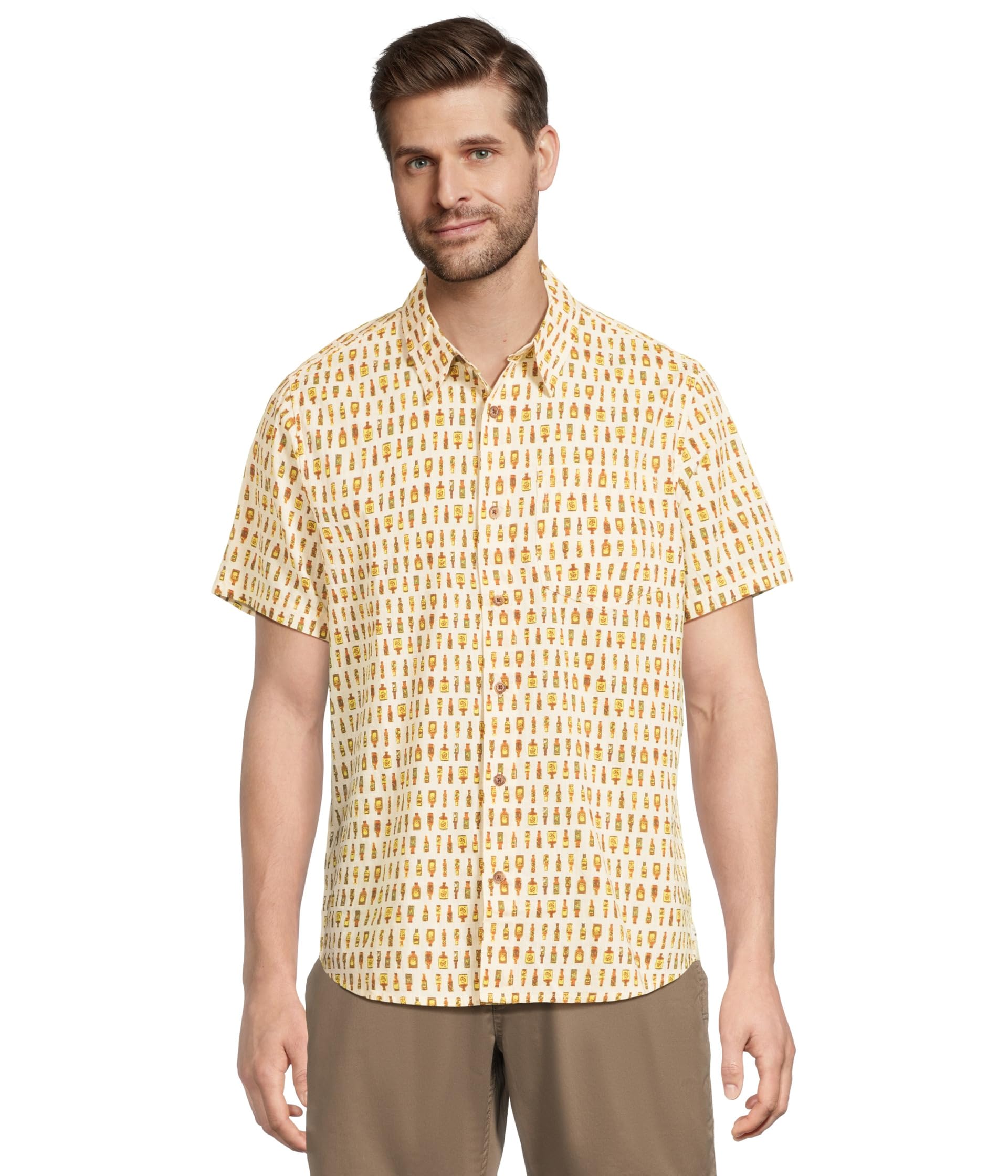 

Рубашка Toad&Co Fletch Short Sleeve Shirt, Umber Hot Sauce Print