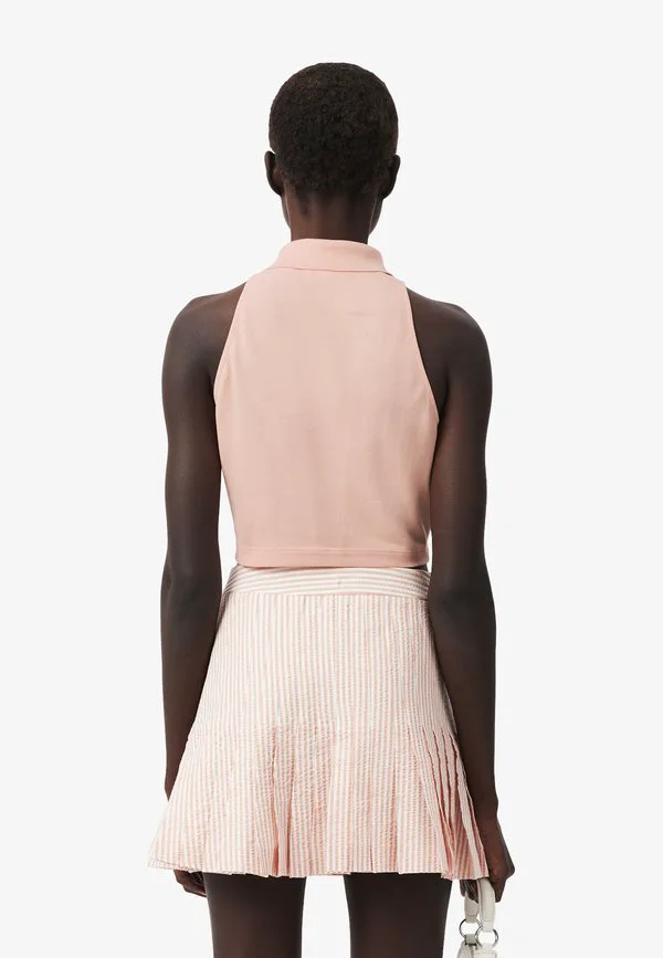 Рубашка поло Lacoste MC Femme, Rose Corail-Ui — фото 3
