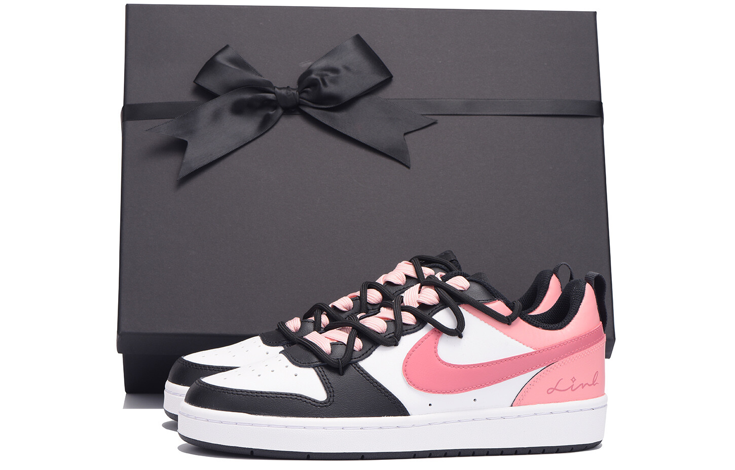 

Кроссовки Nike Court Borough Skateboard Shoes Women's Low-Top Pink, Розовый, Кроссовки Nike Court Borough Skateboard Shoes Women's Low-Top Pink