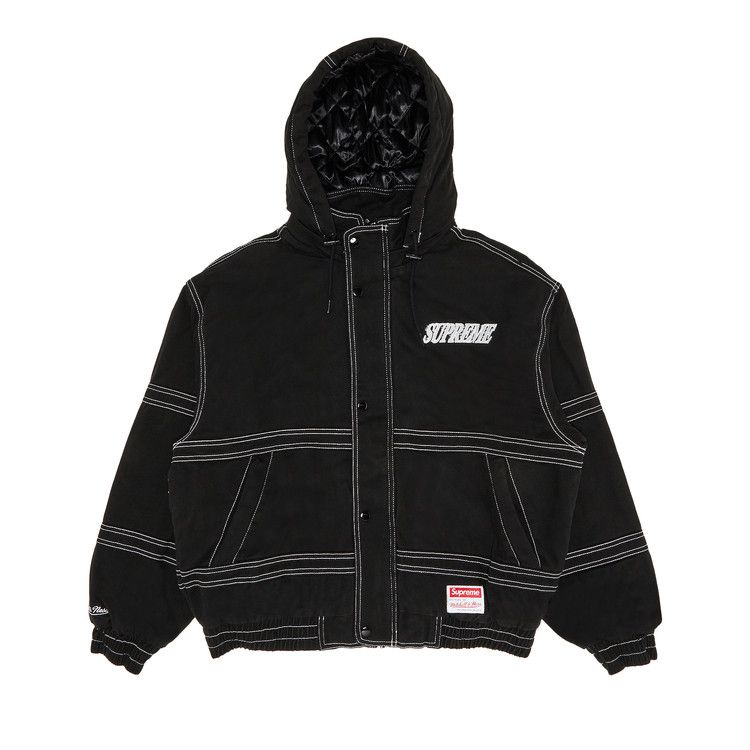 

Куртка Supreme x Mitchell & Ness Twill Stadium Jacket, Black
