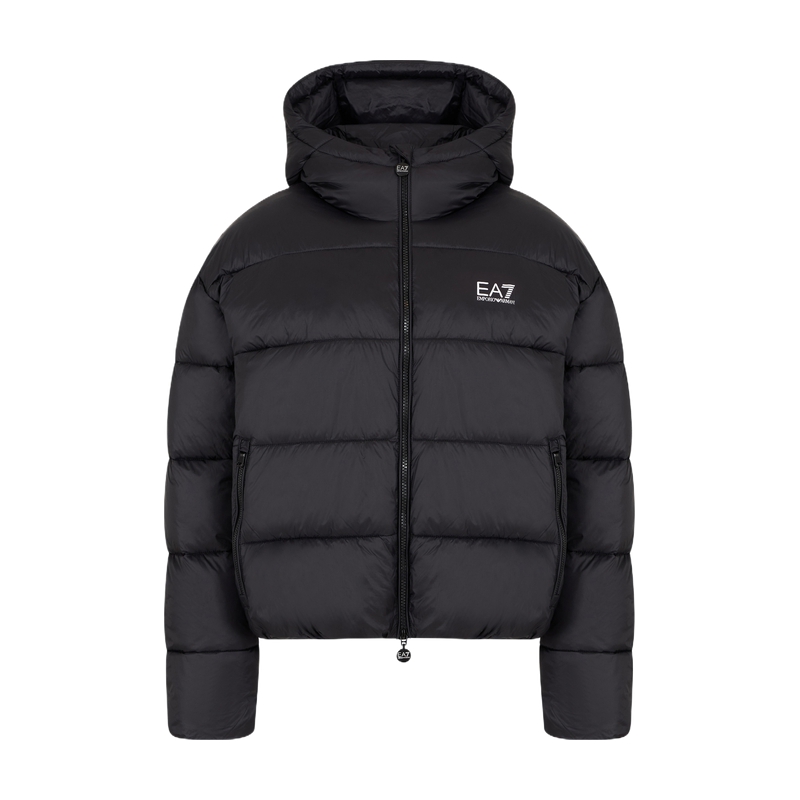 

EMPORIO ARMANI Куртка пуховик женская черная EA7, Black