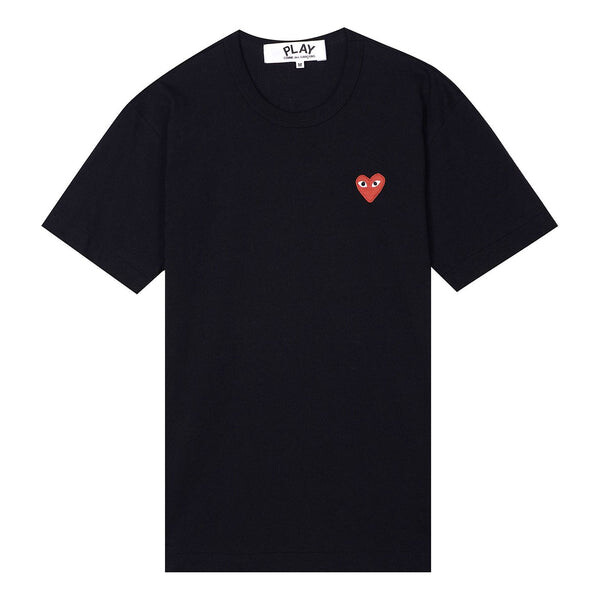 

Футболка heart t-shirt 'black' Comme Des Garcons Play, черный