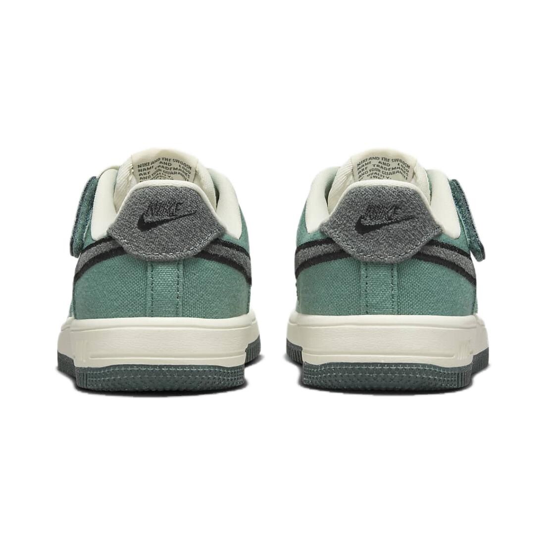 Кроссовки для скейтбординга Air Force 1 Kids PS Low-top Green/Brown/Beige/Dark Gum Nike, зеленый/коричневый/бежевый — фото 4