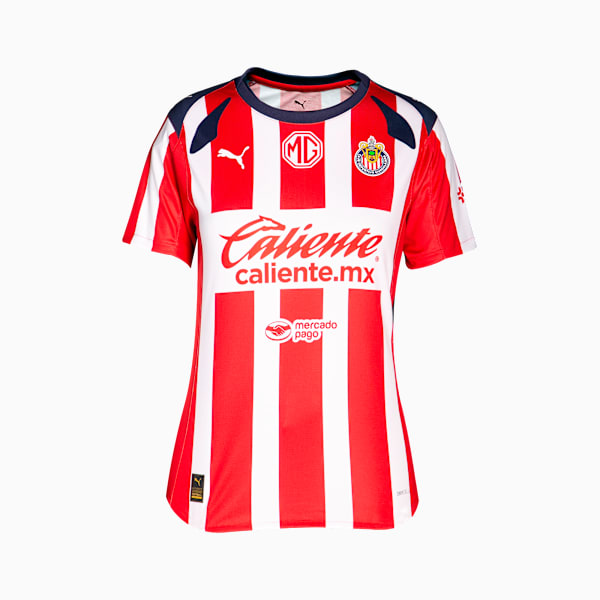 

Женская футболка Chivas 25/26 Home Replica Puma, красный