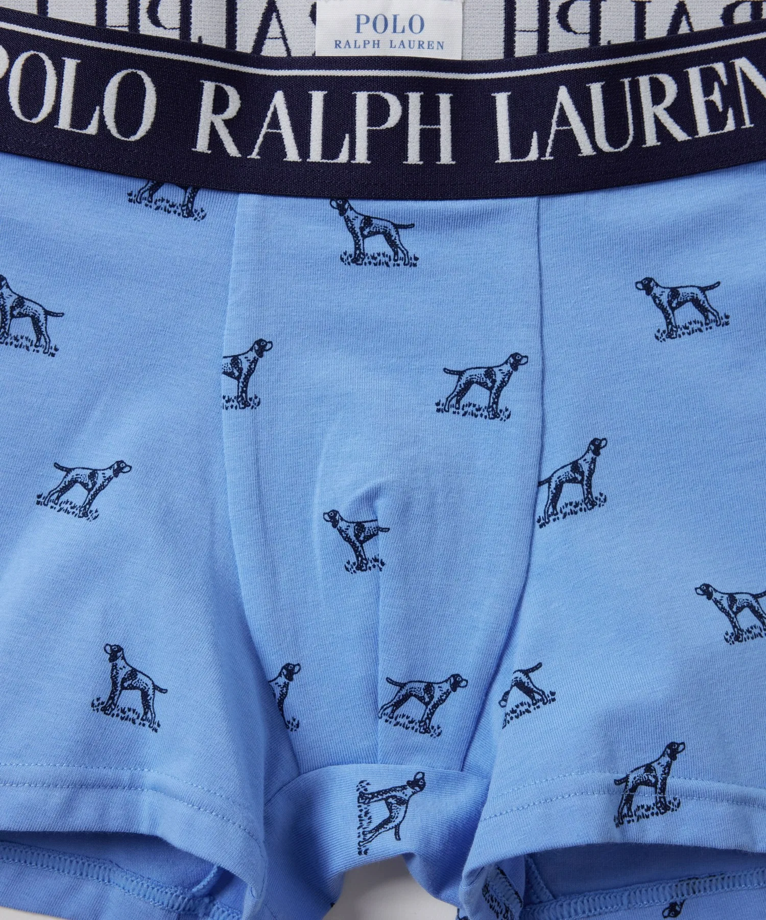 【POLO RALPH LAUREN】Короткие боксерские трусы с собачьим принтом — фото 3