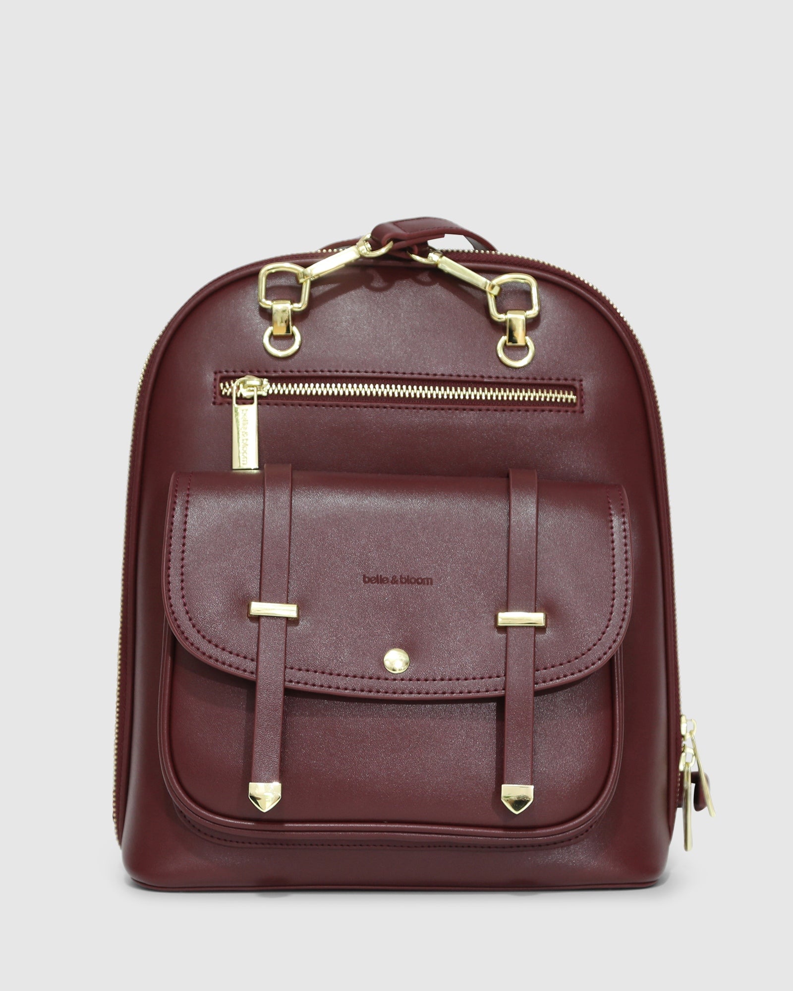 

Кожаный рюкзак 5th Ave Belle&Bloom, цвет burgundy