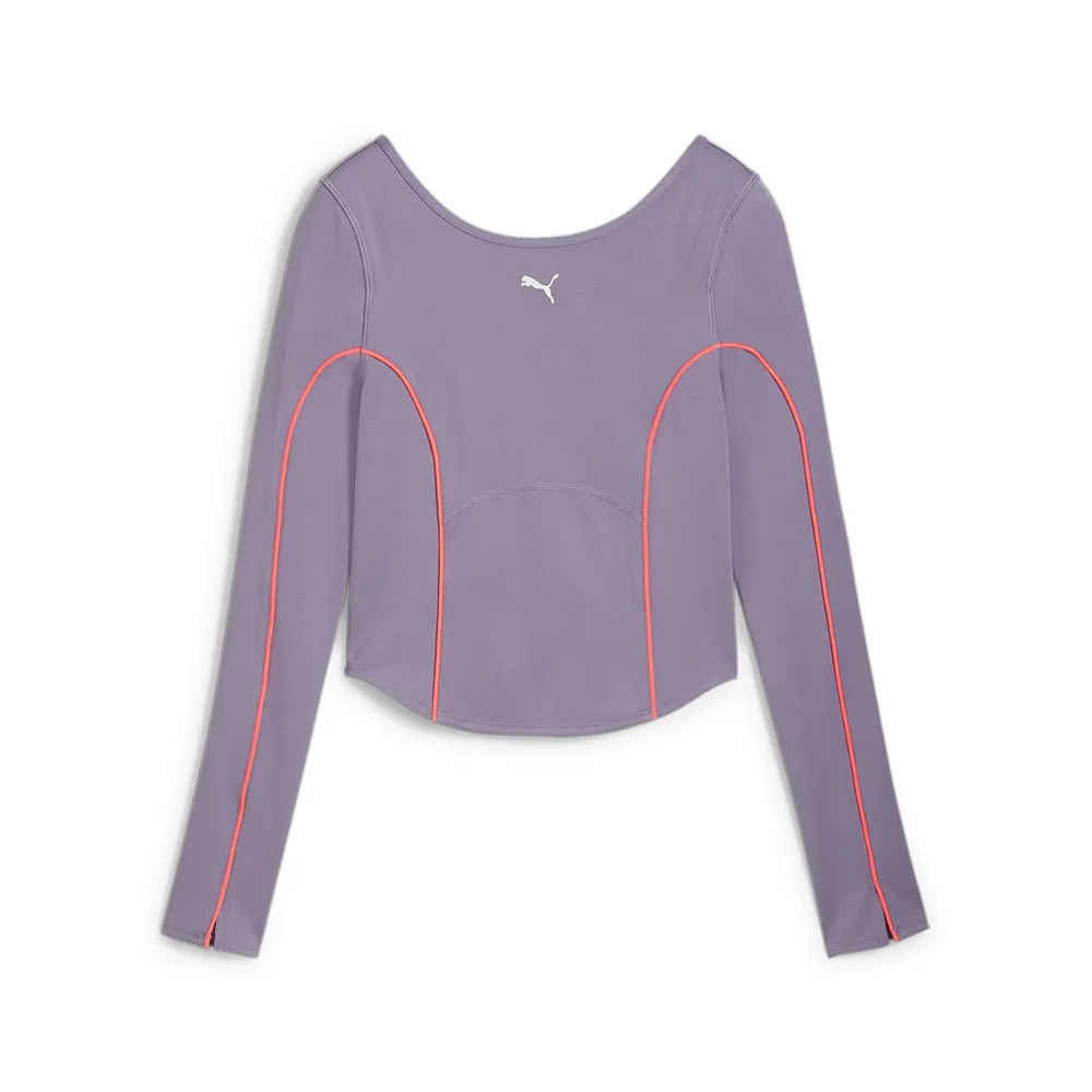 

Футболка Puma Cloudspun long sleeve, фиолетовый