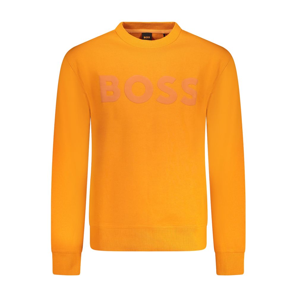 

Оранжевый хлопковый свитер Hugo Boss, Orange