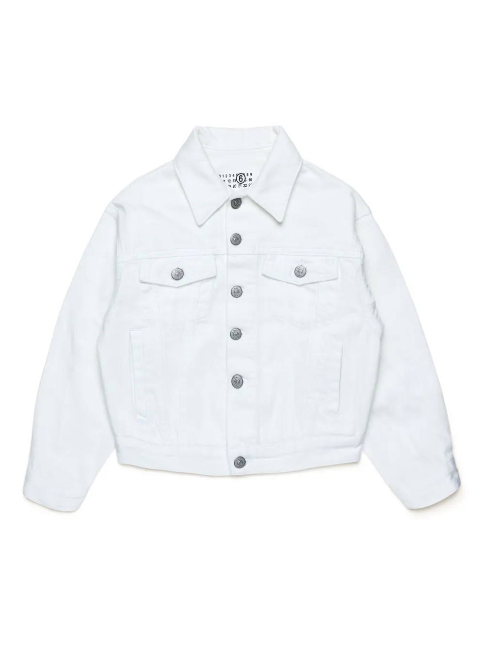 

Джинсовая куртка MM6 Maison Margiela Kids, белый